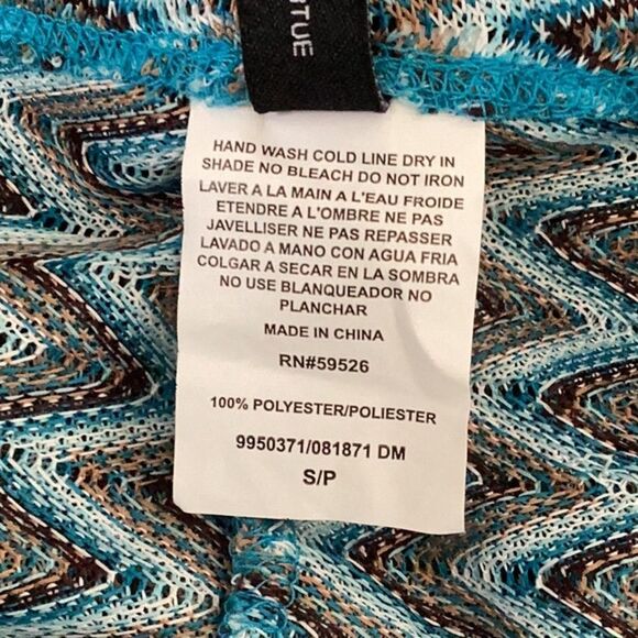 BECCA NWT WOMENS SMALL PANTS SWIMSUIT COVER UP WIDE OPEN SLIT LEG SHEER - Picture 4 of 6